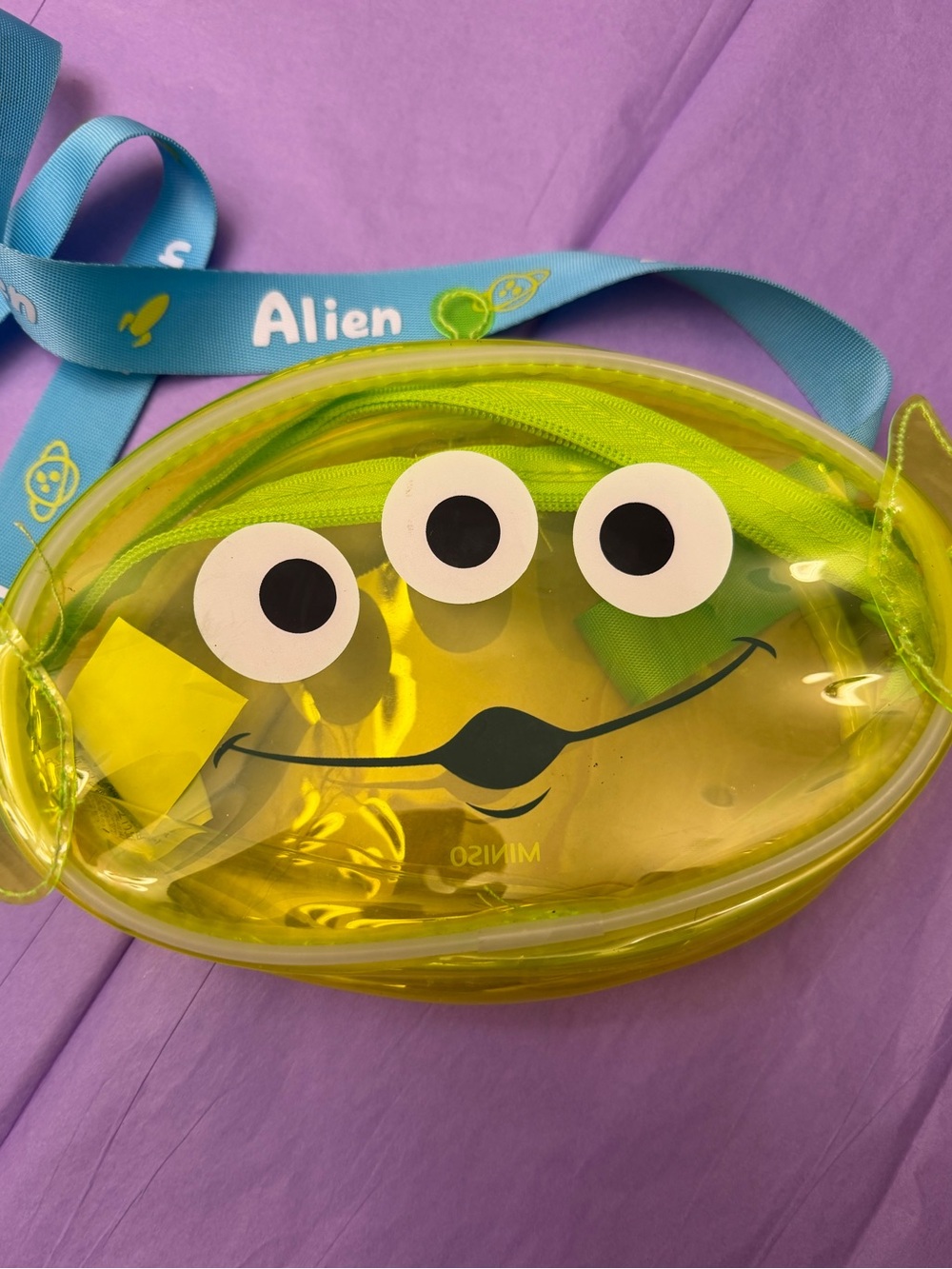 Toy Story Alien Kids Clear Crossbody Bag - Neon Green